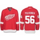 nhl jerseys detroit red wings #56 teemu pulkkinen red