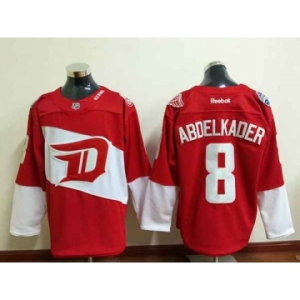 nhl jerseys detroit red wings #8 abdelkader red[stadium]