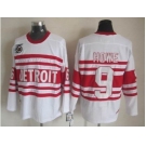 nhl jerseys detroit red wings #9 howe authentic 75th ccm white