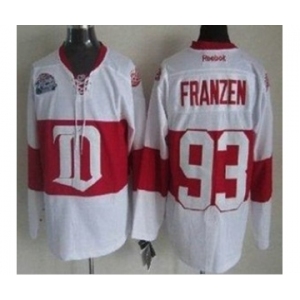 nhl jerseys detroit red wings #93 franzen white[winter classic]