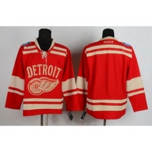 nhl jerseys detroit red wings blank red[2014 winter classic]
