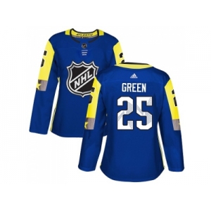 Women Adidas Detroit Red Wings #25 Mike Green Royal 2018 All-Star Atlantic Division Authentic Stitched NHL Jersey