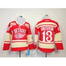 women nhl detroit red wings #13 datsyuk red[2014 winter classic]