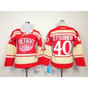 women nhl jerseys detroit red wings #40 zetterberg red[2014 winter classic]