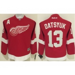 youth nhl jerseys detroit red wings #43 datsyuk red[patch A][datsyuk]