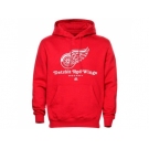 Detroit Red Wings Majestic Steel Critical Victory VIII Fleece Hoodie