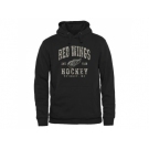 Men's Detroit Red Wings Black Camo Stack Pullover Hoodie