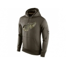 Men's Detroit Red Wings Nike Salute To Service NHL Hoodie