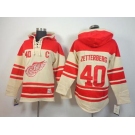nhl jerseys detroit red wings #40 zetterberg red-cream[pullover hooded sweatshirt patch C]