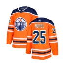 Adidas Edmonton Oilers #25 Darnell Nurse Premier Orange Home NHL Jersey