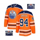 Adidas Edmonton Oilers #94 Ryan Smyth Authentic Orange Fashion Gold NHL Jersey