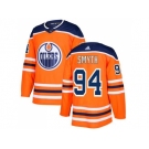 Adidas Edmonton Oilers #94 Ryan Smyth Orange Home Authentic Stitched NHL Jersey