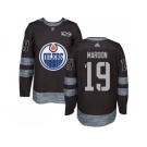 Edmonton Oilers #19 Patrick Maroon Black 1917-2017 100th Anniversary Stitched NHL Jersey