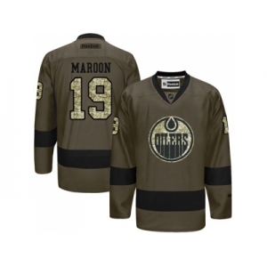 Edmonton Oilers #19 Patrick Maroon Green Salute to Service Stitched NHL Jersey