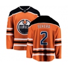 Edmonton Oilers #2 Andrej Sekera Fanatics Branded Orange Home Breakaway NHL Jersey