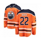 Edmonton Oilers #22 Tobias Rieder Authentic Orange Home Fanatics Branded Breakaway NHL Jersey