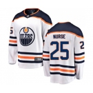 Edmonton Oilers #25 Darnell Nurse Fanatics Branded White Away Breakaway NHL Jersey