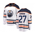 Edmonton Oilers #27 Boyd Gordon Fanatics Branded White Away Breakaway NHL Jersey