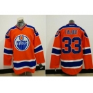 Edmonton Oilers #33 Cam Talbot Orange Alternate Stitched NHL Jersey