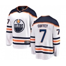 Edmonton Oilers #7 Paul Coffey Fanatics Branded White Away Breakaway NHL Jersey