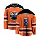 Edmonton Oilers #8 Ty Rattie Fanatics Branded Orange Home Breakaway NHL Jersey