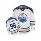 Men's Reebok Edmonton Oilers #98 Jesse Puljujarvi Authentic White Away NHL Jersey