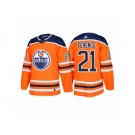 Men's adidas Andrew Ference Edmonton Oilers #21 Orange 2018 New Season Team Home Jersey