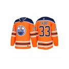 Men's adidas Cam Talbot Edmonton Oilers #33 Orange 2018 New Season Team Home Jersey