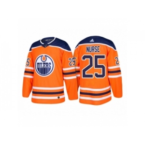 Men's adidas Darnell Nurse Edmonton Oilers #25 Orange 2018 New Season Team Home Jersey