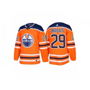 Men's adidas Leon Draisaitl Edmonton Oilers #29 Orange 2018 New Season Team Home Jersey