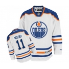 Reebok Edmonton Oilers #11 Mark Messier Authentic White Away NHL Jersey