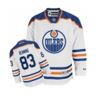 Reebok Edmonton Oilers #83 Matt Benning Authentic White Away NHL Jersey