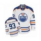 Reebok Edmonton Oilers #93 Ryan Nugent-Hopkins Authentic White Away NHL Jersey