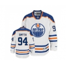 Reebok Edmonton Oilers #94 Ryan Smyth Authentic White Away NHL Jersey