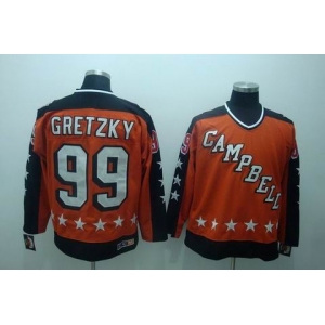 nhl campbell #99 oilers gretzky orange[ccm] all star