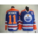 nhl edmonton oilers #11 messier lt.blue