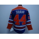 nhl edmonton oilers #44 souray lt.blue