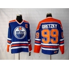 nhl edmonton oilers #99 gretzky ccm lt.blue