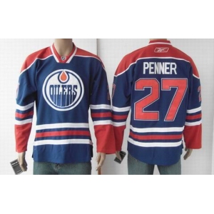 nhl jerseys edmonton oilers #27 penner blue