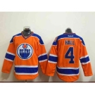 nhl jerseys edmonton oilers #4 hall orange