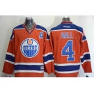 nhl jerseys edmonton oilers #4 hall orange[patch A]