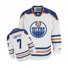 Women Reebok Edmonton Oilers #7 Paul Coffey Authentic White Away NHL Jersey