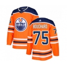 Youth Adidas Edmonton Oilers #75 Evan Bouchard Authentic Orange Home NHL Jersey