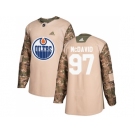 Youth Adidas Edmonton Oilers #97 Connor McDavid Camo Authentic 2017 Veterans Day Stitched NHL Jersey