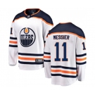 Youth Edmonton Oilers #11 Mark Messier Fanatics Branded White Away Breakaway NHL Jersey