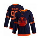 Youth Edmonton Oilers #97 Connor McDavid Authentic Navy Blue Alternate Hockey Jersey