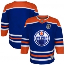 Youth Edmonton Oilers Blank Royal 2025 Stanley Cup Final Home Premier Jersey