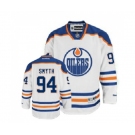 Youth Reebok Edmonton Oilers #94 Ryan Smyth Authentic White Away NHL Jersey