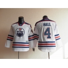 youth nhl jerseys edmonton oilers #4 hall white