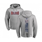 NHL Adidas Edmonton Oilers #67 Benoit Pouliot Ash Backer Pullover Hoodie